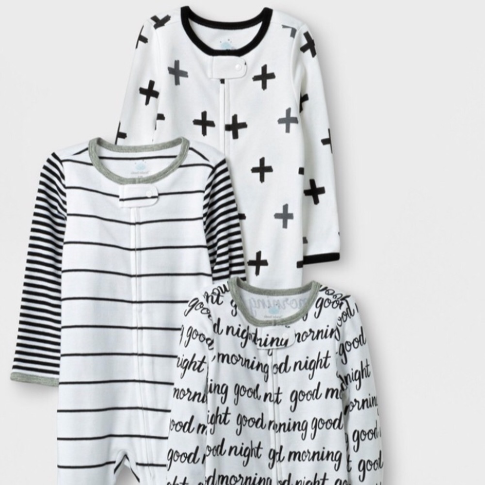3pack 3-6 months sleepers